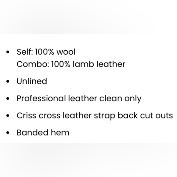 Skaist Taylor Black Wool Mini Sweater Dress Size Large - Picture 12 of 12